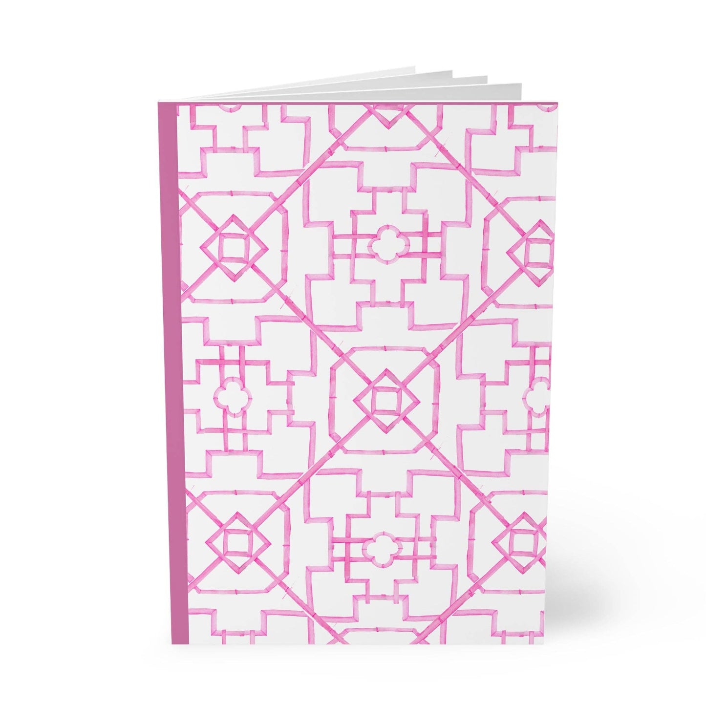 Chinoiserie Bamboo Softcover Notebook: Lined / A5