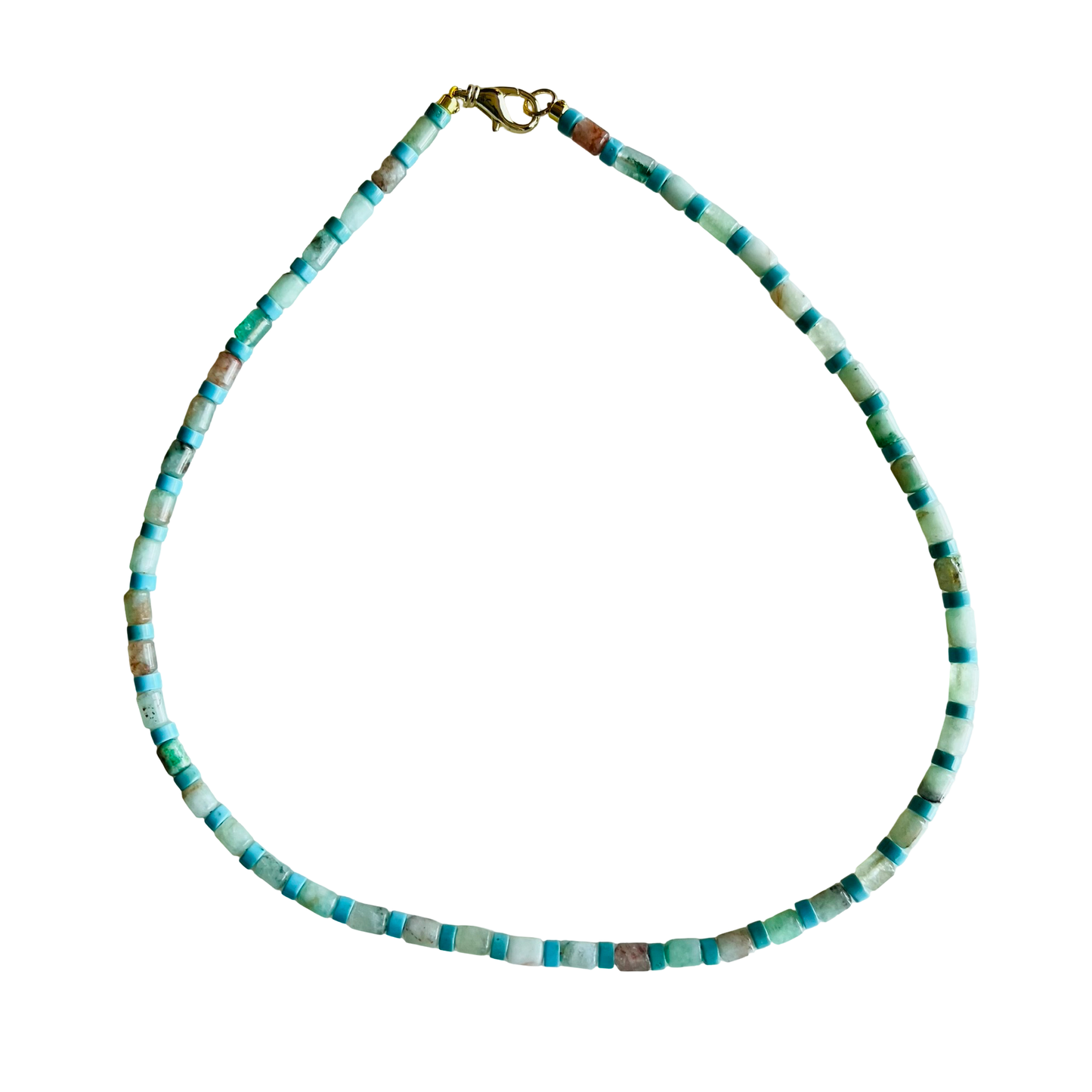 Dainty Cabana Necklace  : Hot Pink