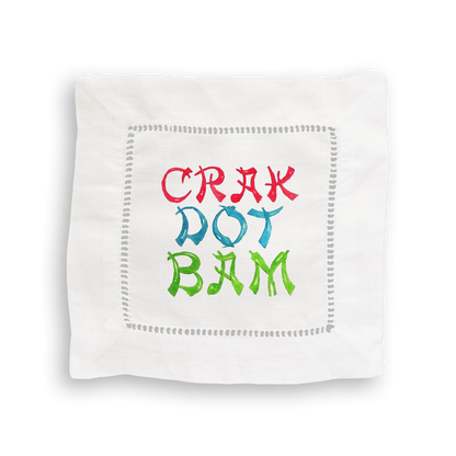 Mahjong Mixed Linen Cocktail Napkin Set