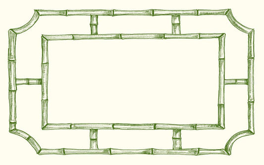 Bamboo Lattice Place Card Set of 10