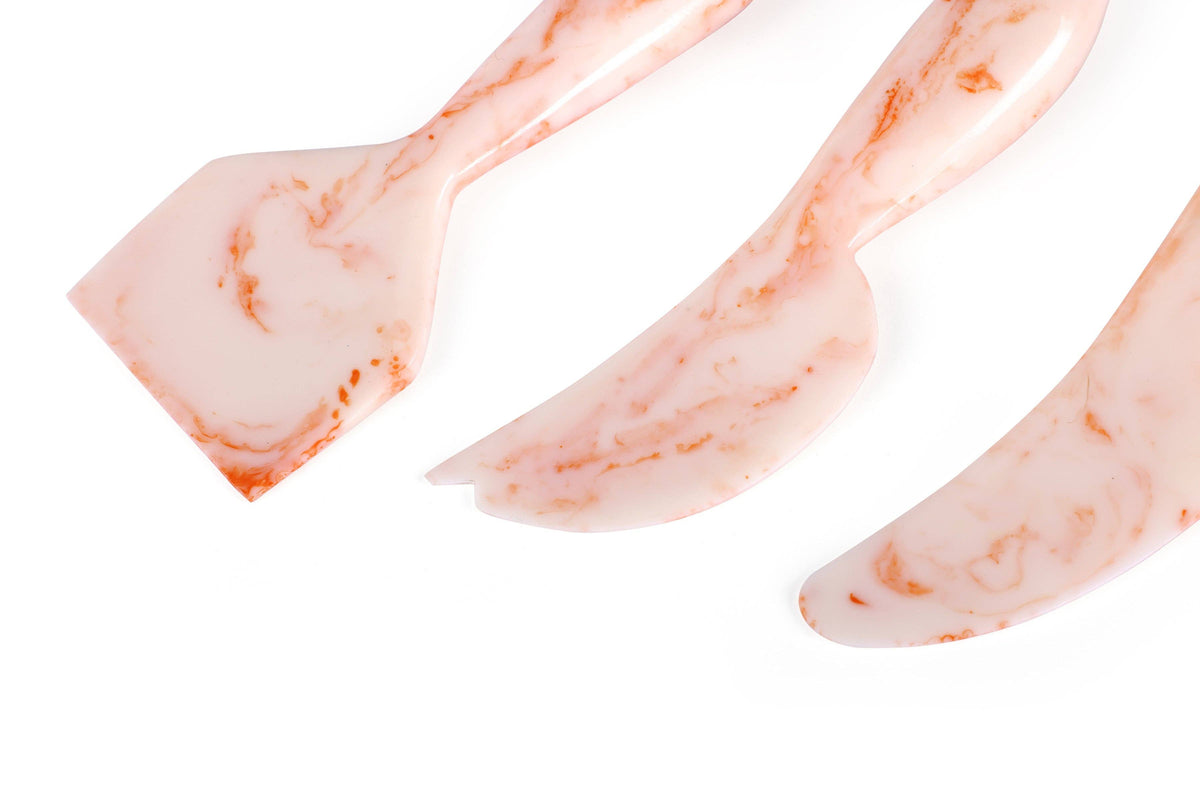 Pink Cheese Knife | Hand-Poured Resin | Cutlery