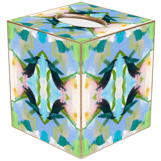 Island House by Laura Park Tissue Box Cover: Paper Mache