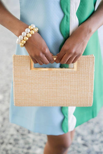 Chloe Clutch - Straw- WS