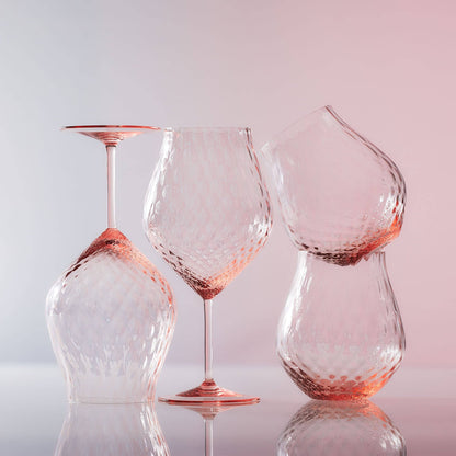 Phoebe Rose Stemless Wine Glasses, Set of 2