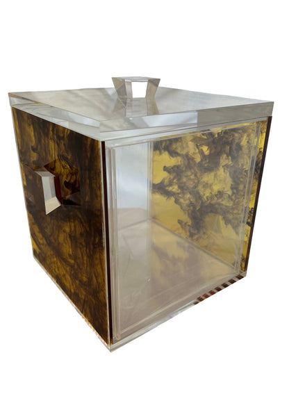 Ice Bucket- Tortoise/Clear