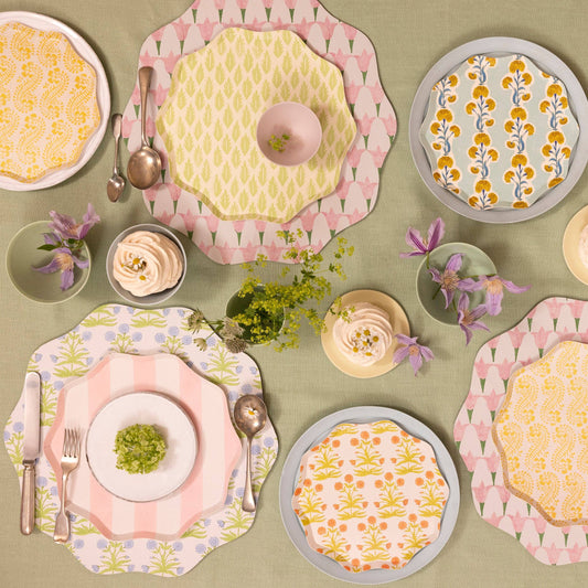 Meri Meri x Molly Mahon Blue Flower Placemat