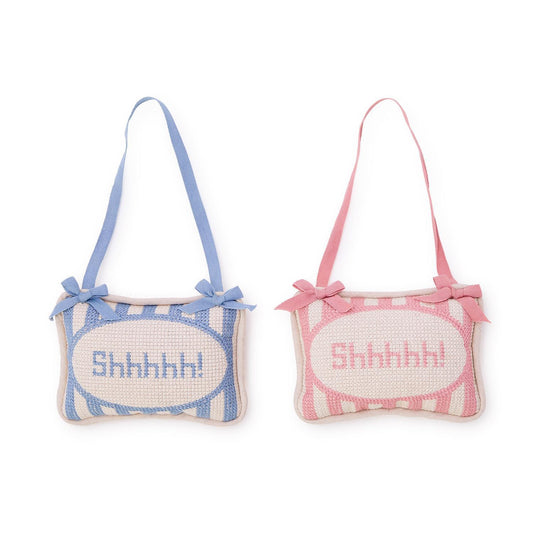 SHHHH! Pink Pillow