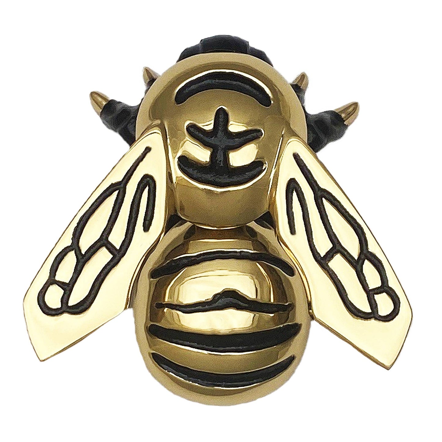 Bumblebee Door Knocker: Brass