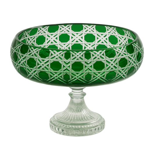Verdura Pedestal Bowl (Sylvan Emerald)