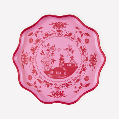 Pink Vintage Botanical Reusable Small Plates