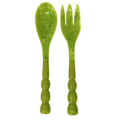 Bermuda Salad Servers, SumnerEdit: Green