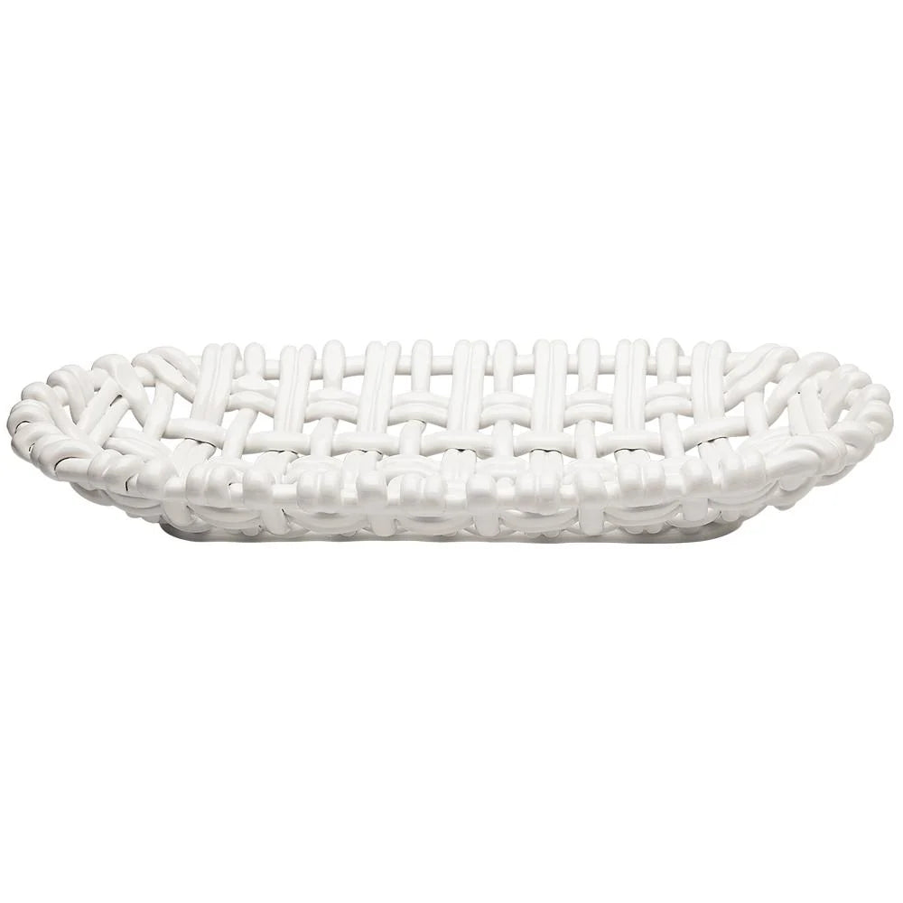 Skyros Oval Basket White