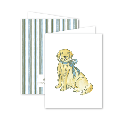 Quincy's Cottage Golden Retriever: Single Card