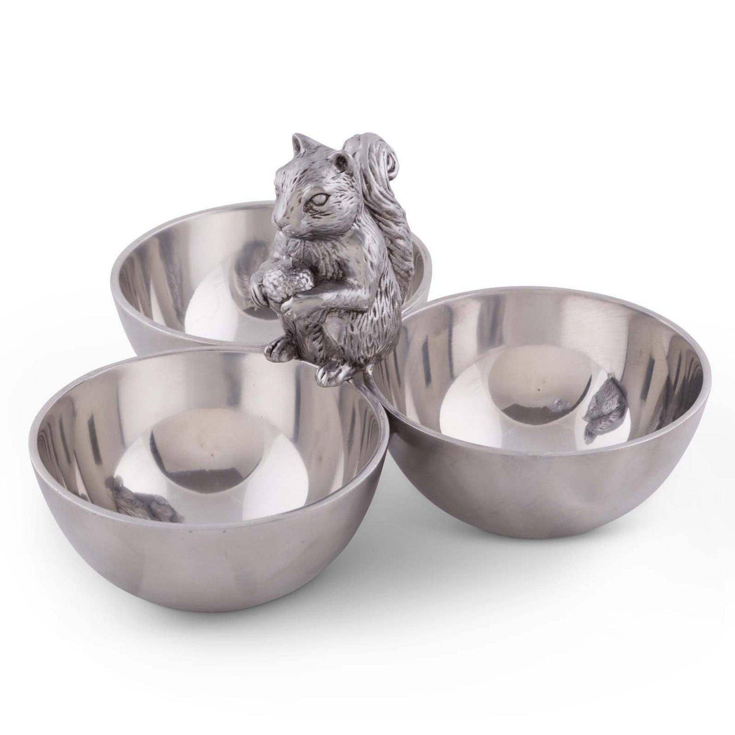 Squirrel 3 Nut Bowl