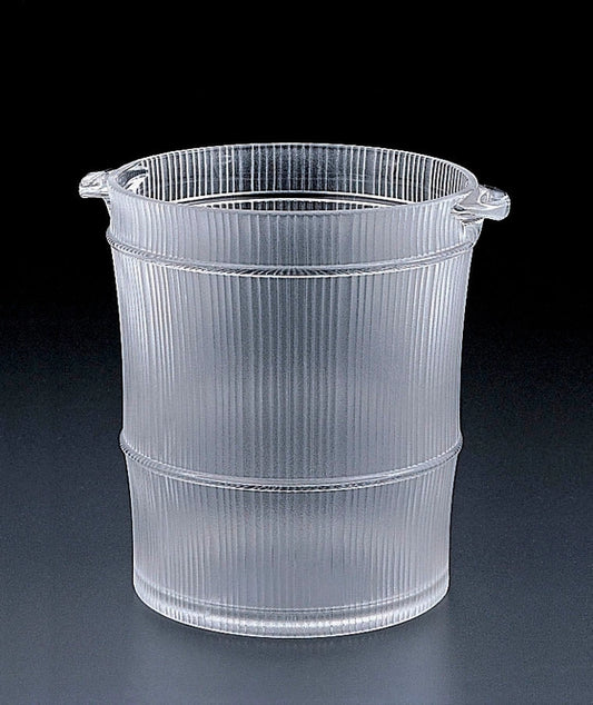 Bamboo Acrylic Ice Bucket