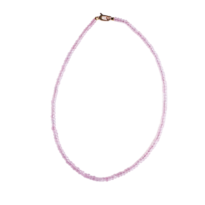Dainty Candy Gemstone Necklace: Cadet Blue