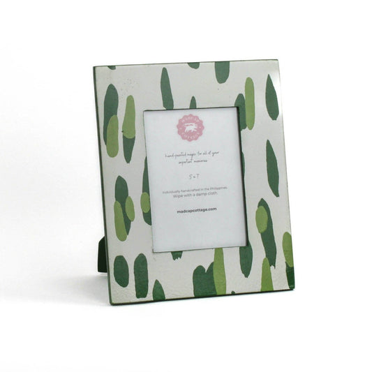 Green Brushstroke 5x7 Photo Frame | Gifts | Fathers Day