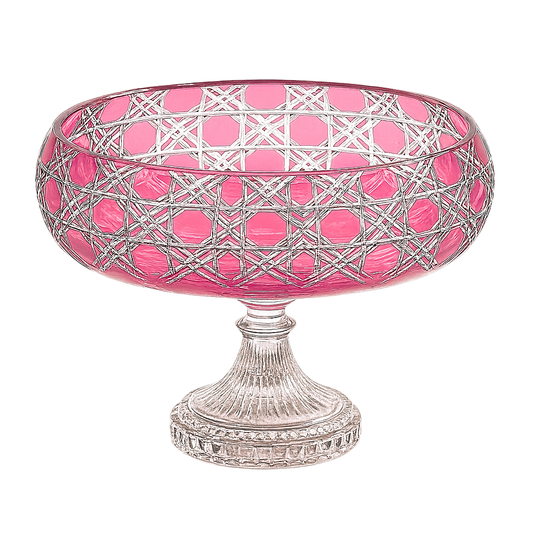 Verdura Pedestal Bowl Orchid Rosé