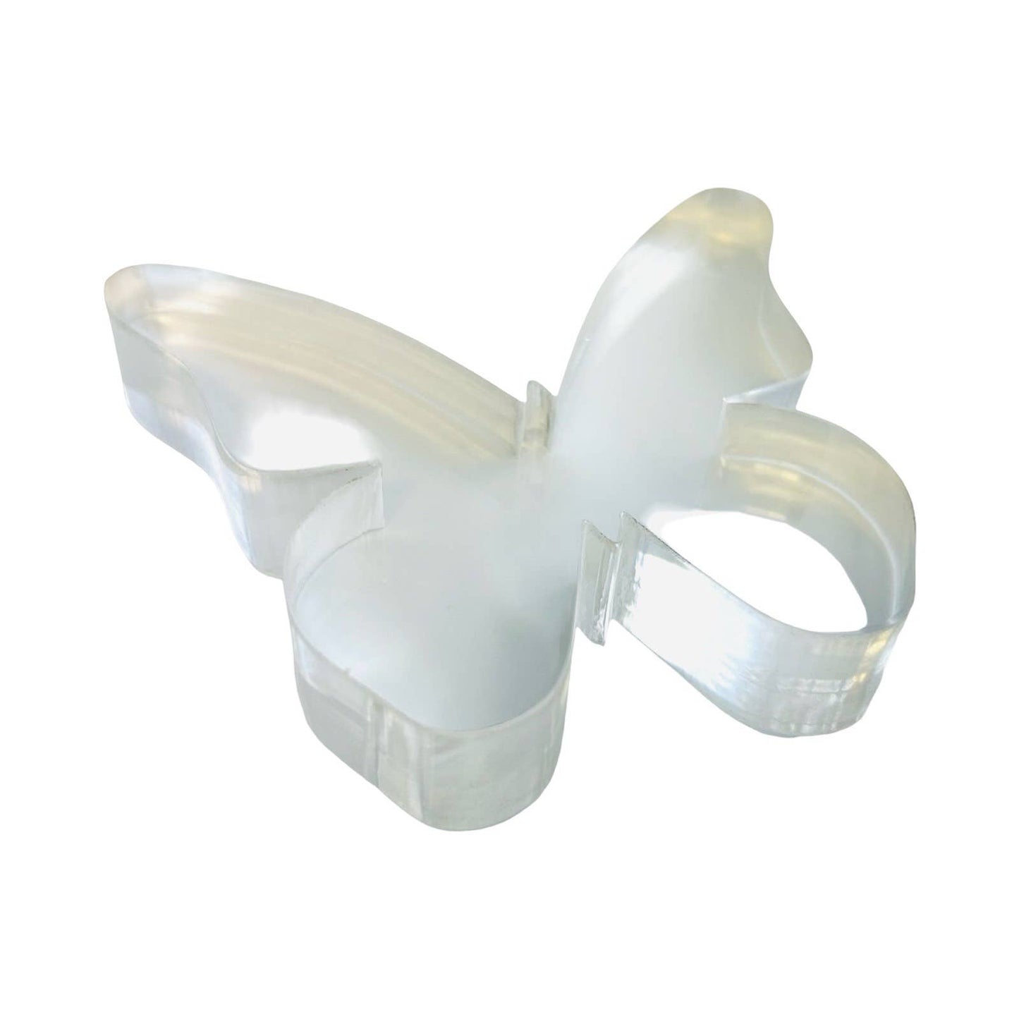Clear Napkin Weight - Butterfly