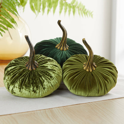 Pumpkin Large Velvet, Fall Mantel Decor, Halloween Table: Leopard
