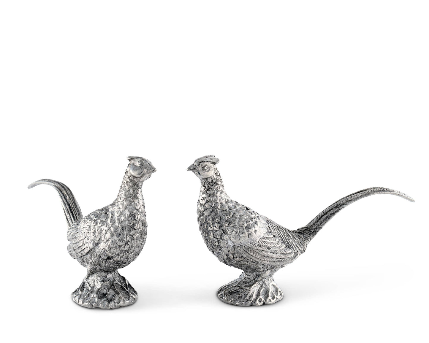 Pewter Pheasants Salt & Pepper Set