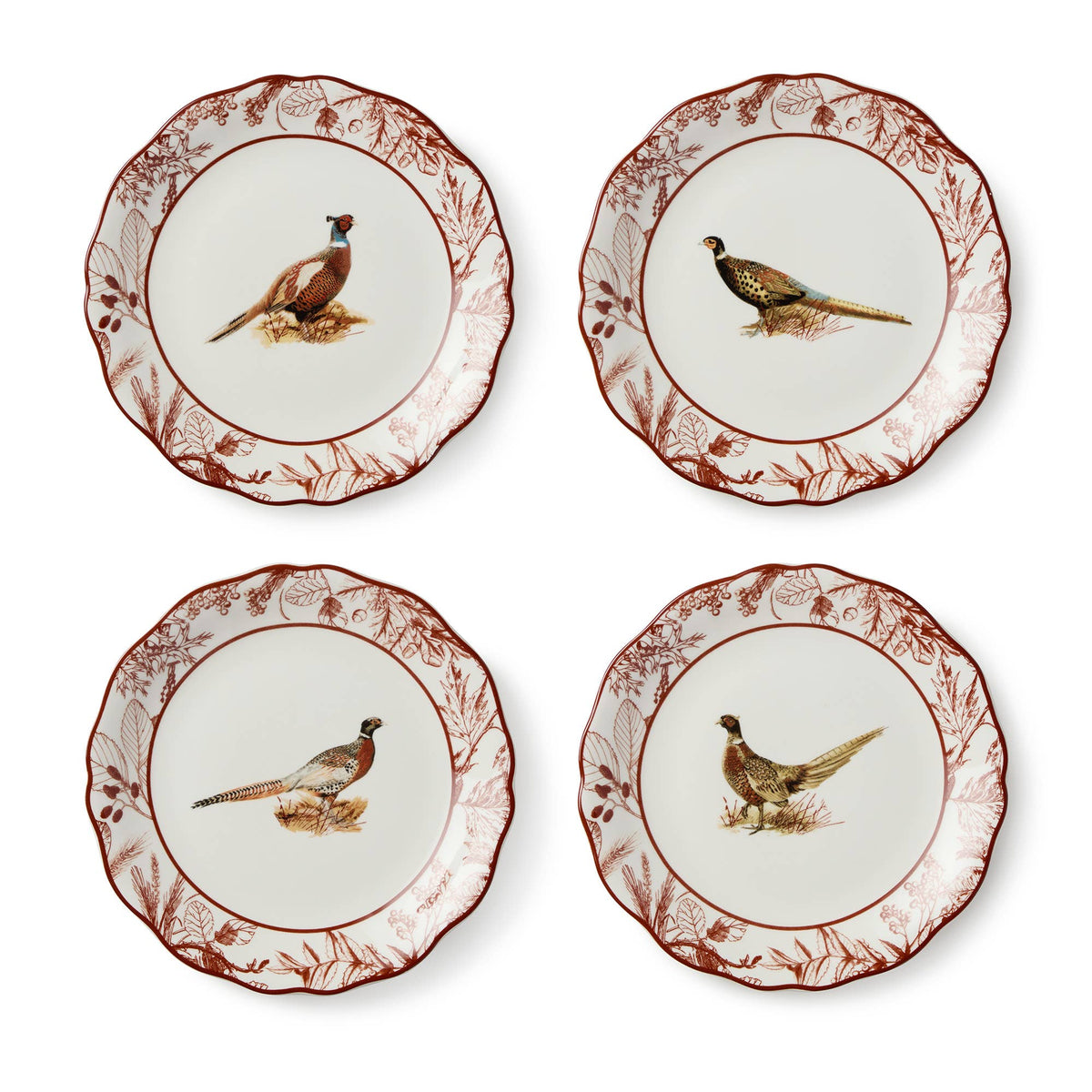 Pheasant Grove Salad Plate Set of 4