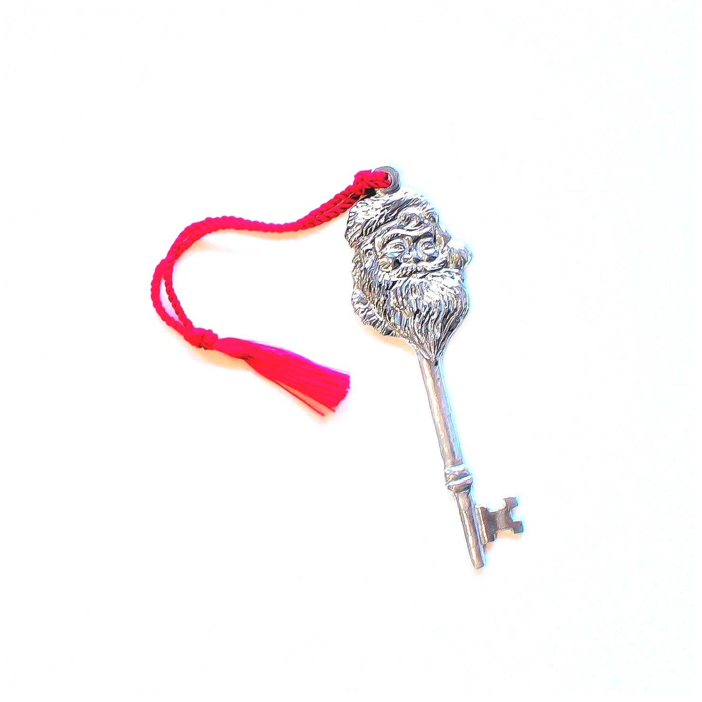 Magical Santa Key Ornament - Christmas Eve Gift for Child: Santa Key and Red Tassel