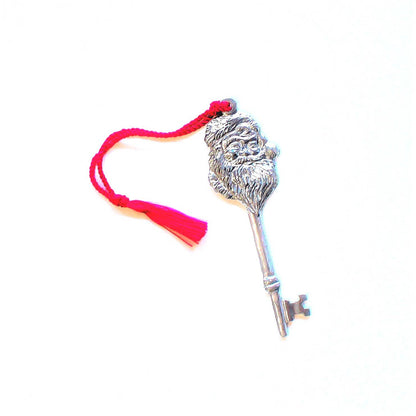 Magical Santa Key Ornament - Christmas Eve Gift for Child: Santa Key and Red Tassel