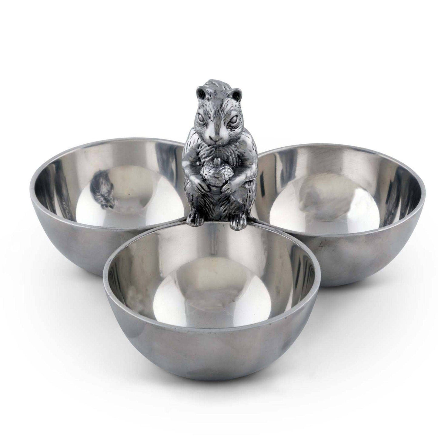 Squirrel 3 Nut Bowl