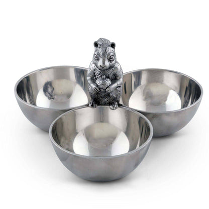 Squirrel 3 Nut Bowl