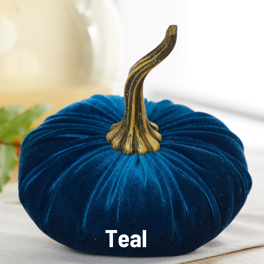 Pumpkin Large Velvet, Fall Mantel Decor, Halloween Table: Leopard