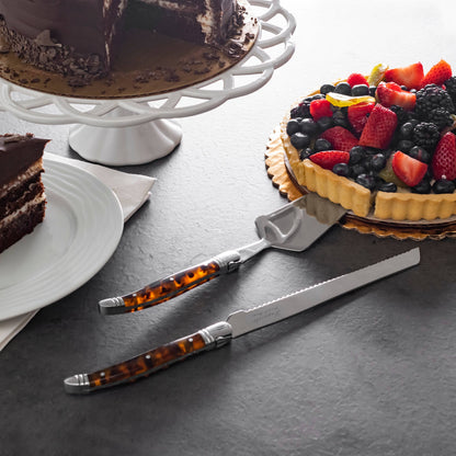 Tortoise Cake Knife & Pie Server Set