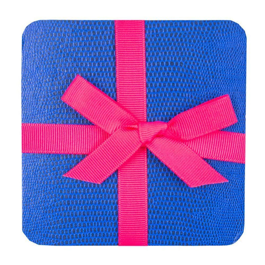 Lizard Coaster Set of 4: Navy