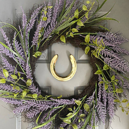 Horseshoe Brass Door Knocker