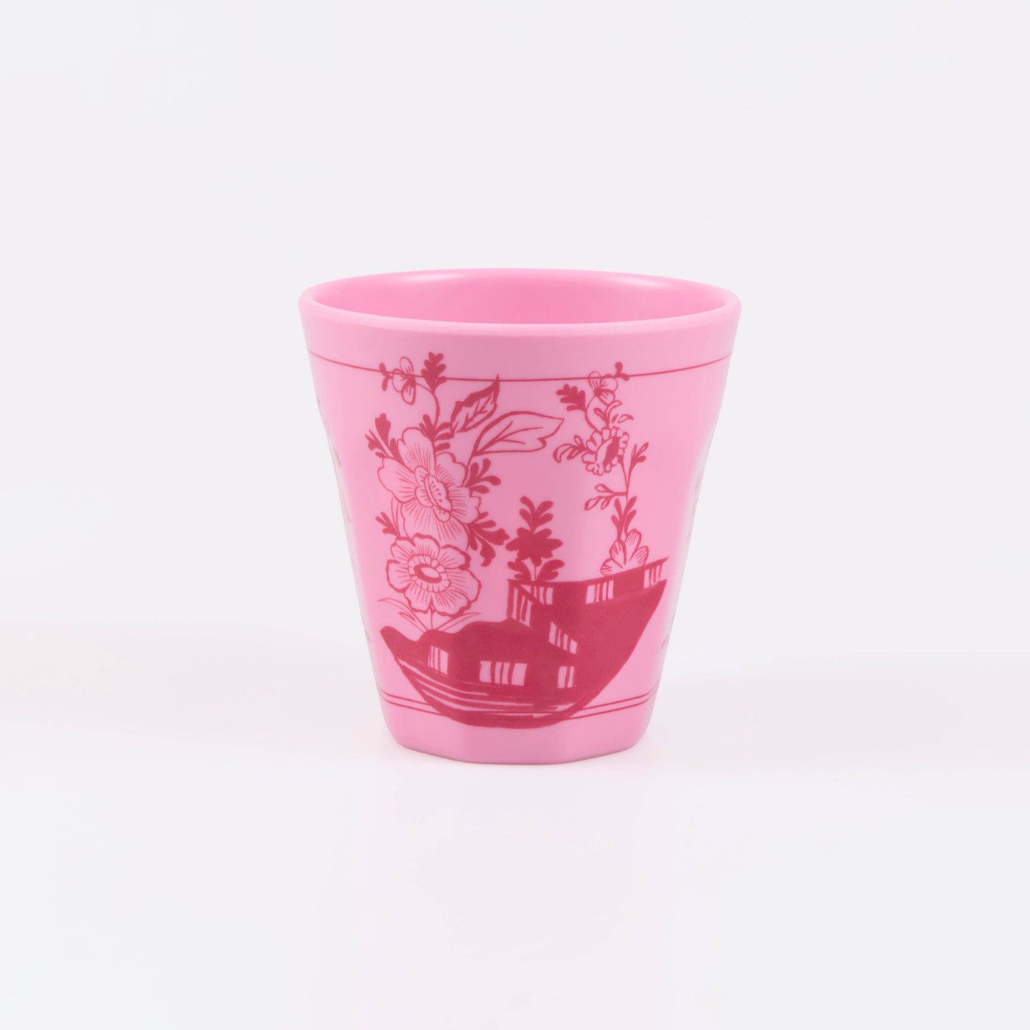 Pink Vintage Botanical Reusable Cups