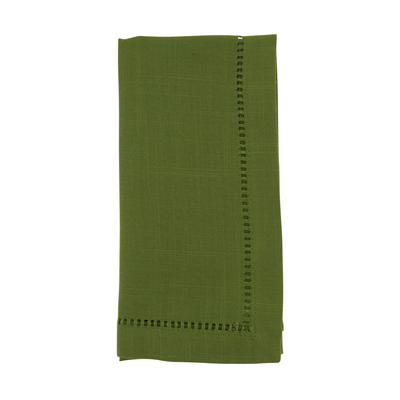 Poly Hemstitched Dinner Napkin: Pink / 20"