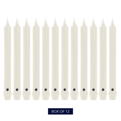 Colonial Candle Classic Taper-Unscented-10in-White