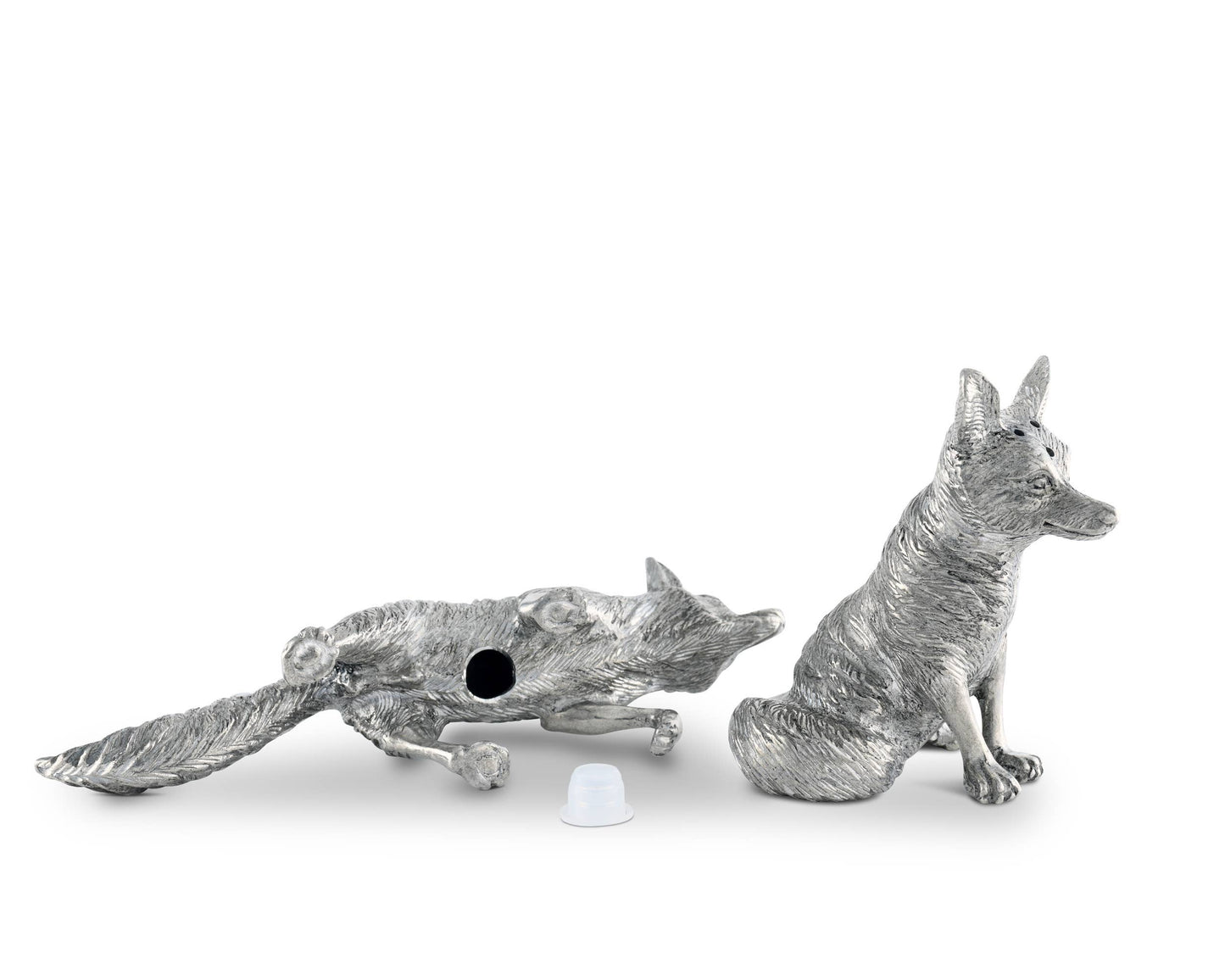 Pewter Foxes Salt & Pepper Set