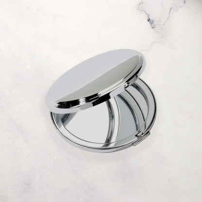 Boston Round Compact Mirror, 2.25" Diameter