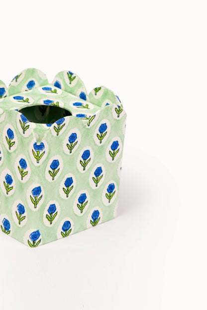 Green Print Tissue Cover