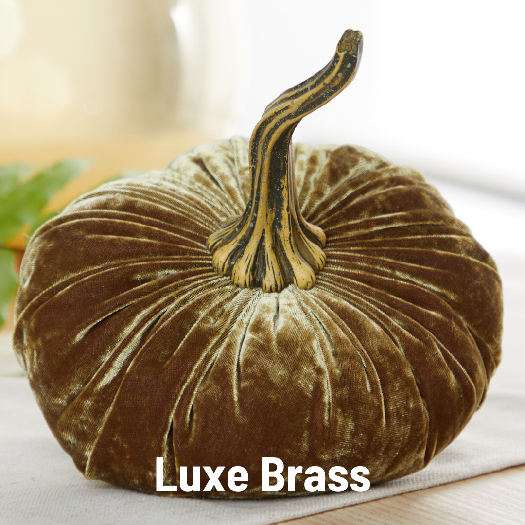 Pumpkin Large Velvet, Fall Mantel Decor, Halloween Table: Leopard