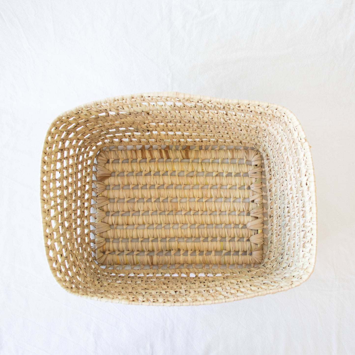 Open Weave Storage Basket: 16"x12"x9" SALE