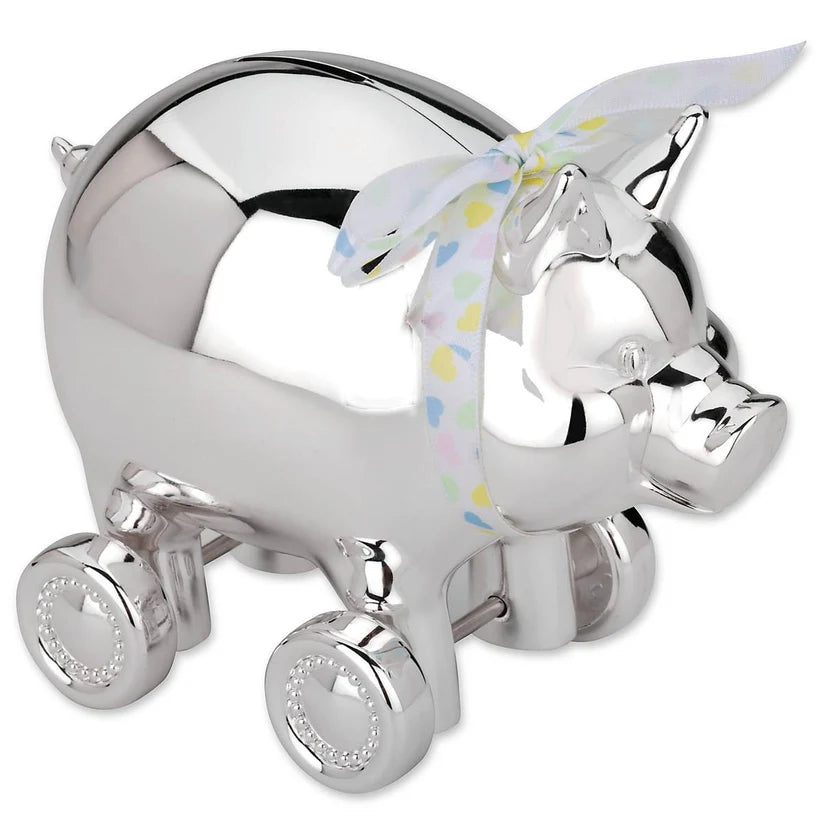Piggy with Wheels Bank