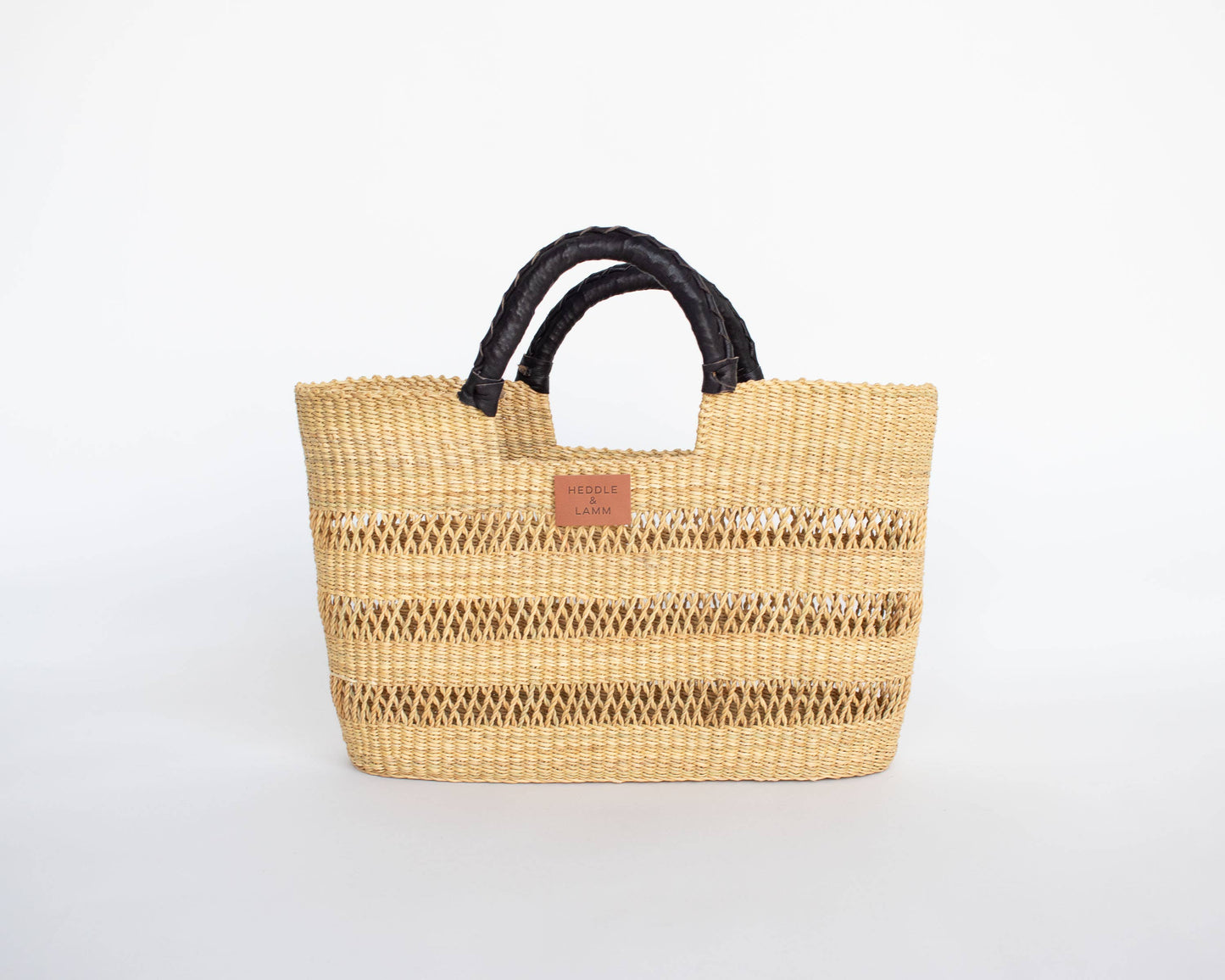 Zera Basket Bag - Black Handle