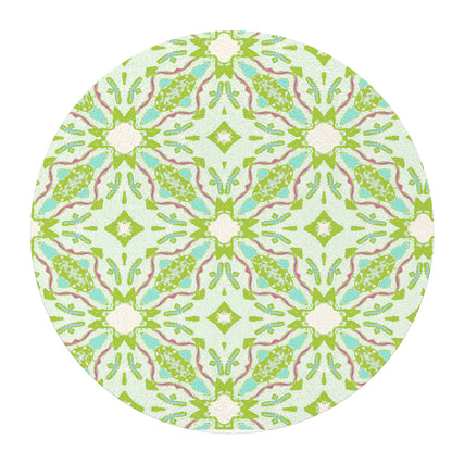 GB7832- Lagos Green by Laura Park Glass Cutting Board: Small Rectangle(8" x 11")