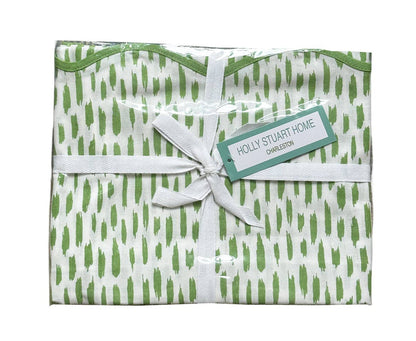 GREEN TEA MAHJONG GAME TABLECLOTH