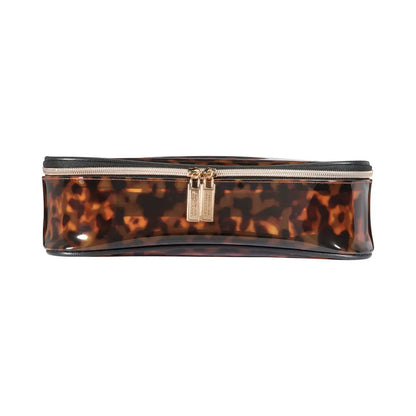 Miami Clearly Tortoise Claire Jumbo Makeup Case