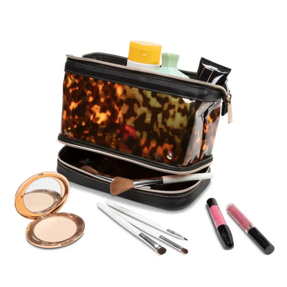 Miami Clearly Tortoise Hannah Travel Organizer