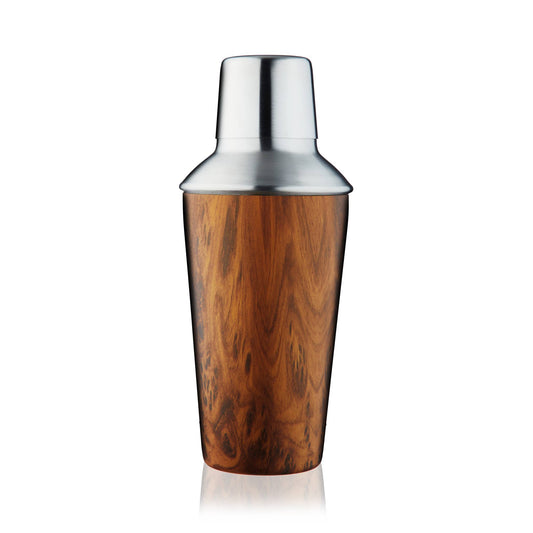 Cocktail Shaker: Brown Stainless Steel 20 oz.