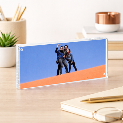 The Original Magnet Frame - Clear, Acrylic Frames - 13 Sizes: 3.5"x5"